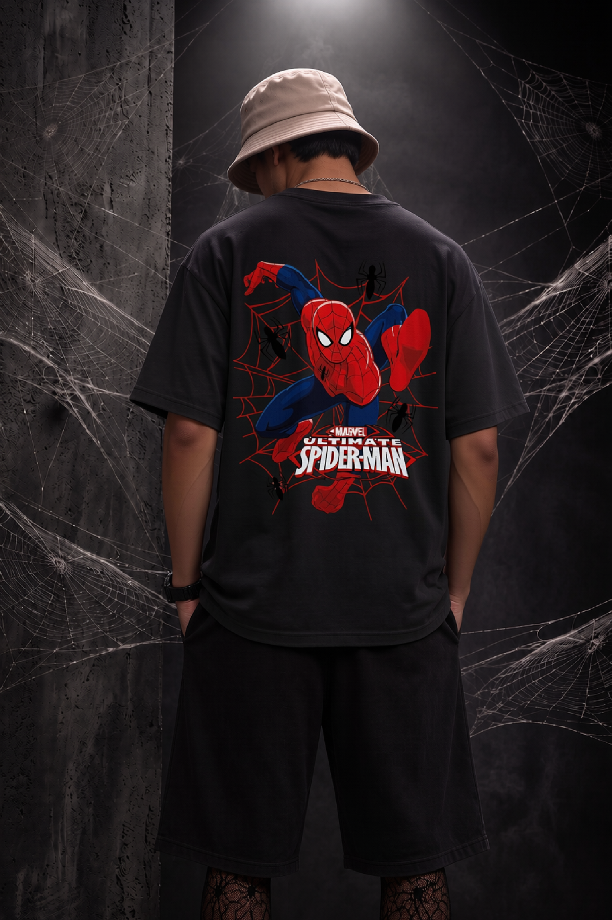 Black Brand New Day Graphic Printed