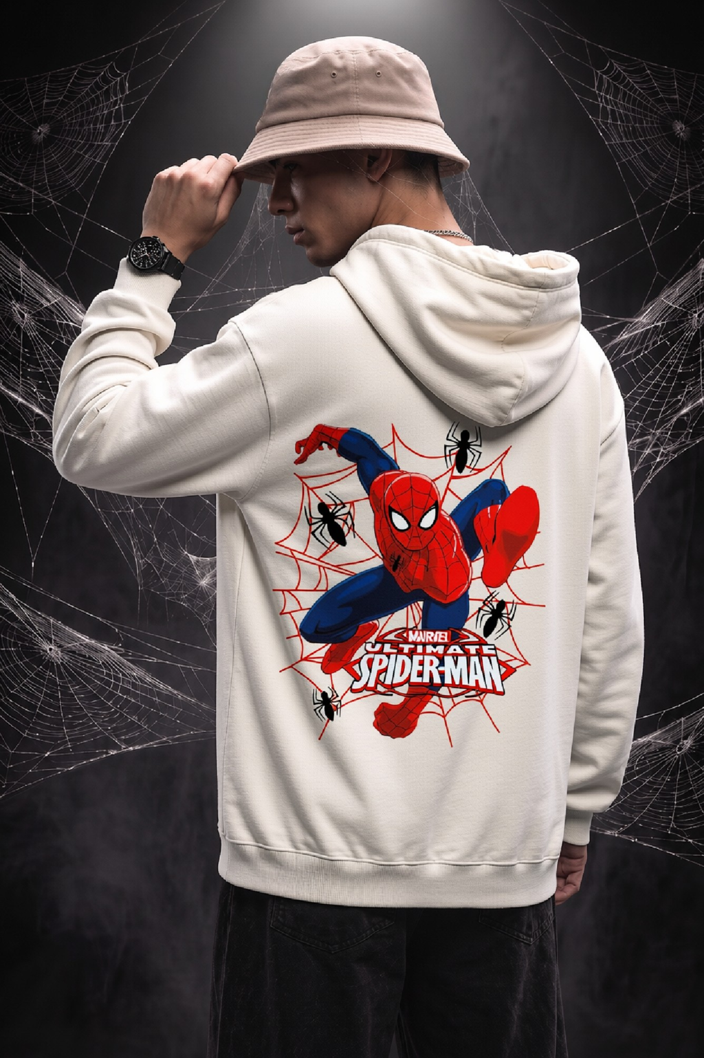 Black Spiderman Comic Graphic