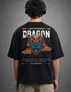 DRAGON S BLACK SIGNATURE OVERSIZED T-SHIRT | Trendieez