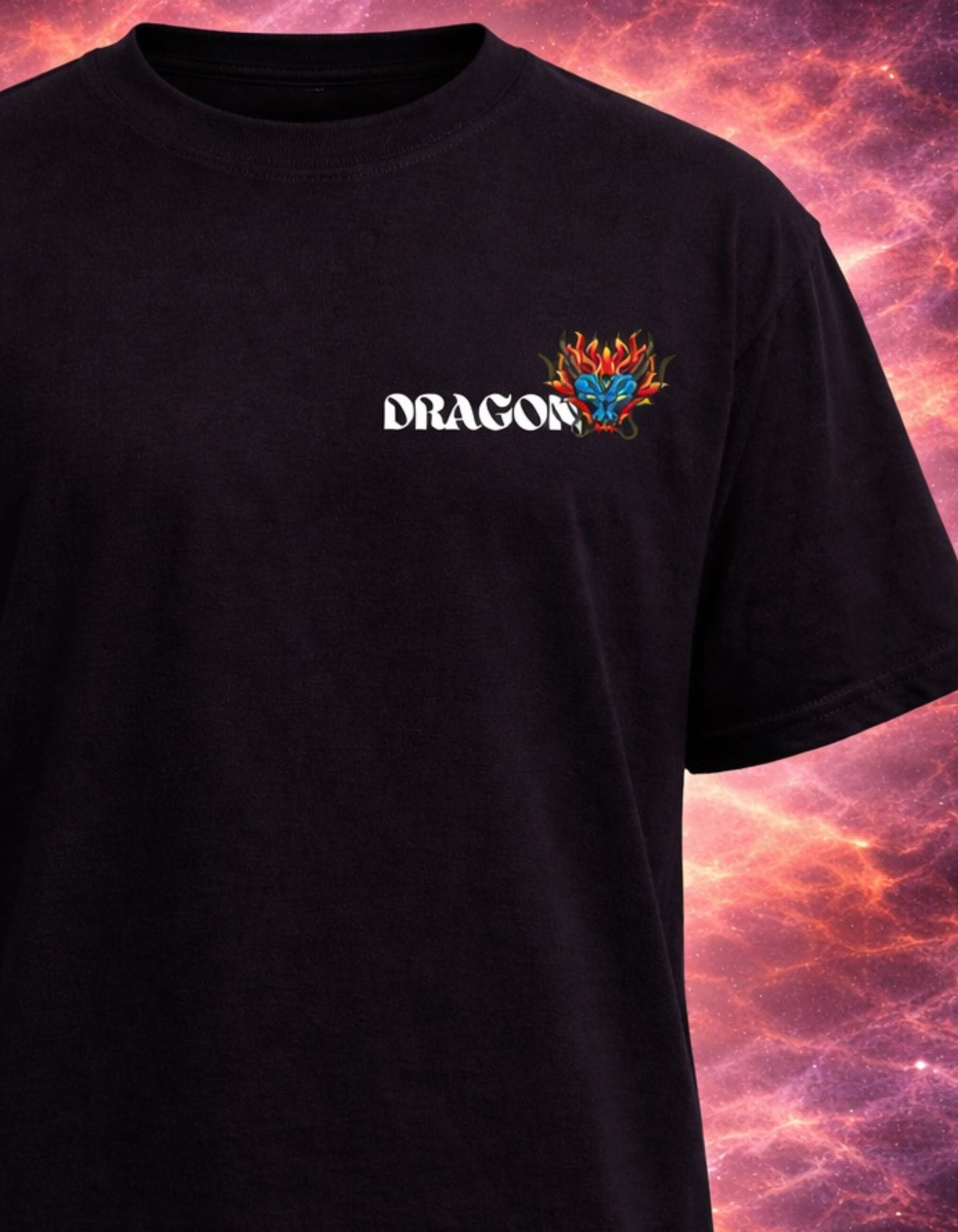 DRAGON S BLACK SIGNATURE OVERSIZED T-SHIRT | Trendieez 