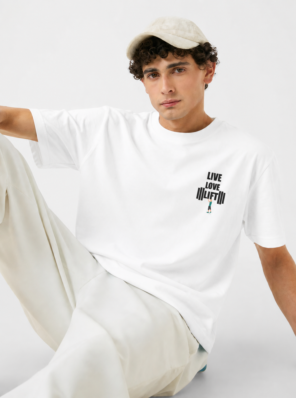 Live Love Lift Oversized T-Shirt