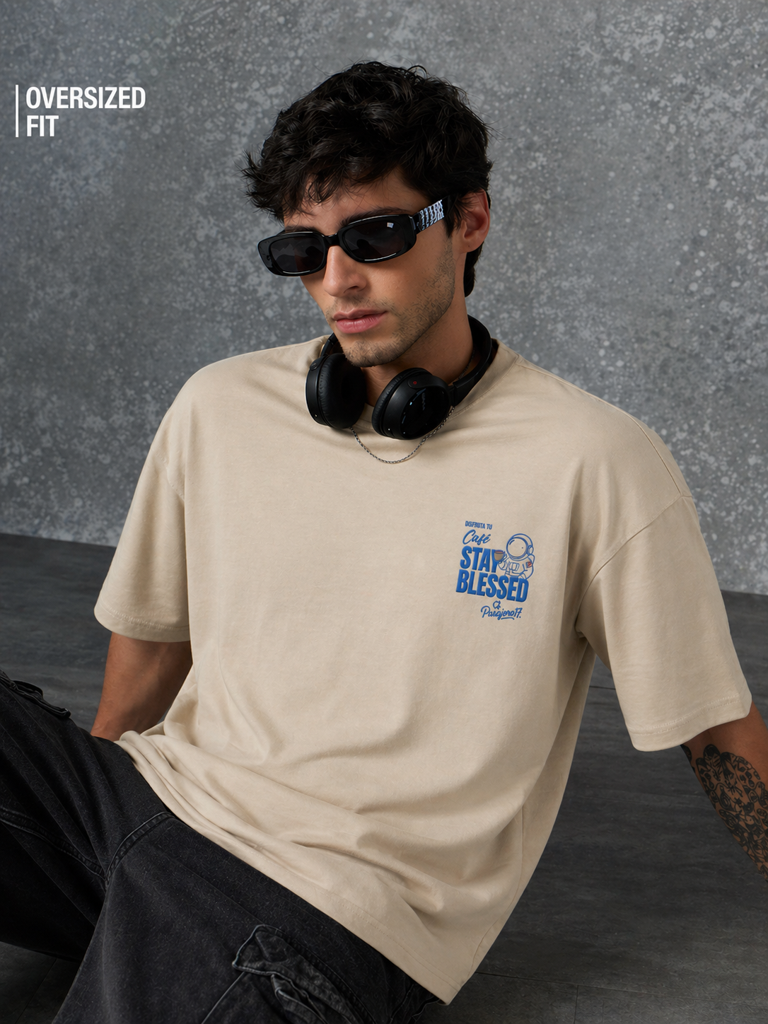 Stay Blessed Oversized T-Shirt