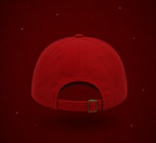 Red cap on a red background