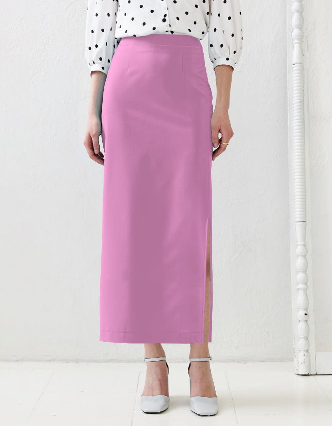 Baby Pink Pencil Skirt | Trendieez - Trendieez