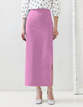 Baby Pink Pencil Skirt | Trendieez - Trendieez