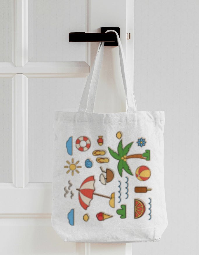 BEACH STYLE ZIPPER TOTEBAG - Trendieez