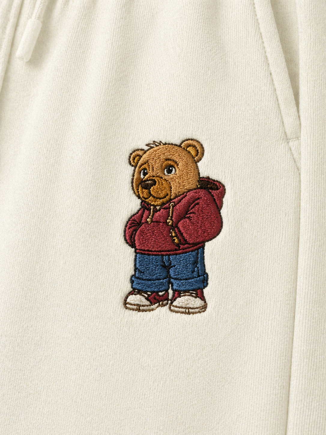 Just a Bear Beige Sweatpants