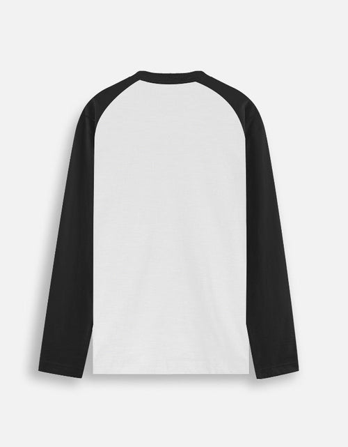 Black & White Raglan T-Shirt - TRENDIEEZ