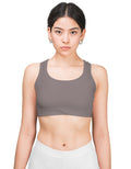 BROWN SPORTS TANK - Trendieez