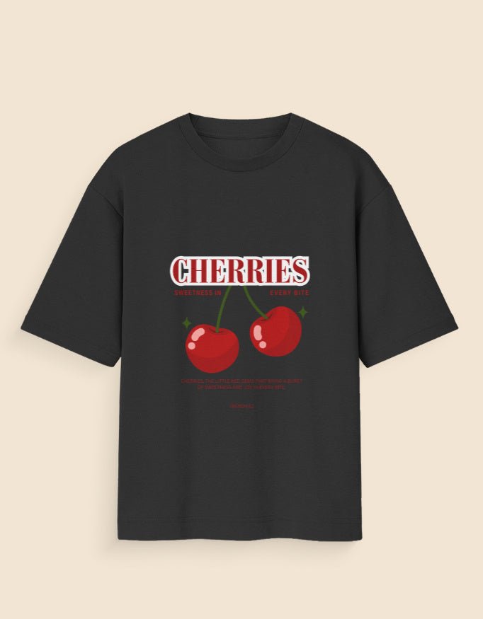 Cherries Oversized T-Shirt - Trendieez