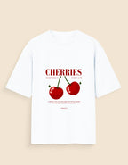 Cherries Oversized T-Shirt - Trendieez