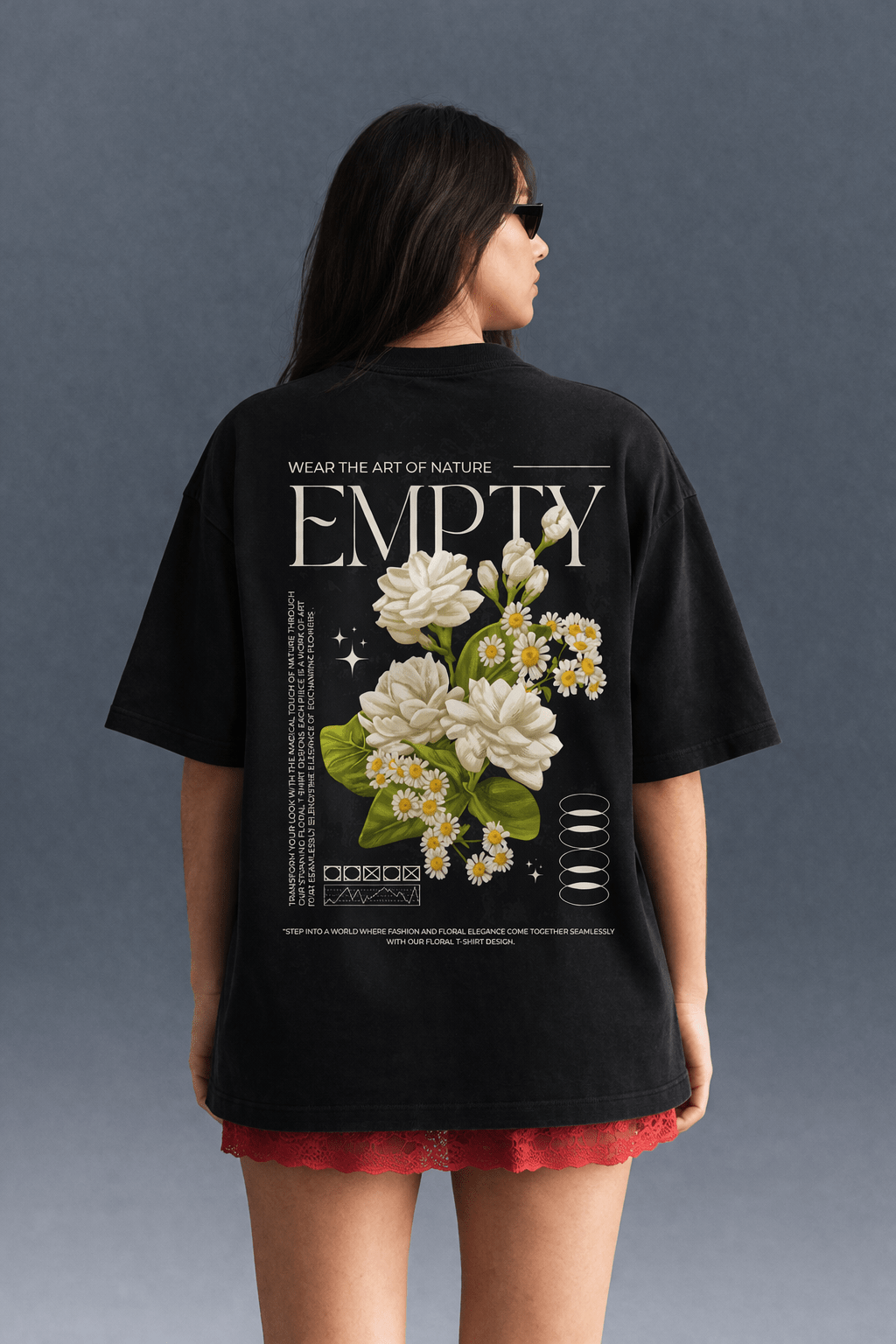 Empty Oversized Standard T-Shirt - Trendieez