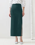 Extra Dark Green Pencil Skirt | Trendieez - Trendieez