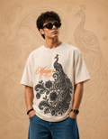 Floral Peacock Art Line - TRENDIEEZ