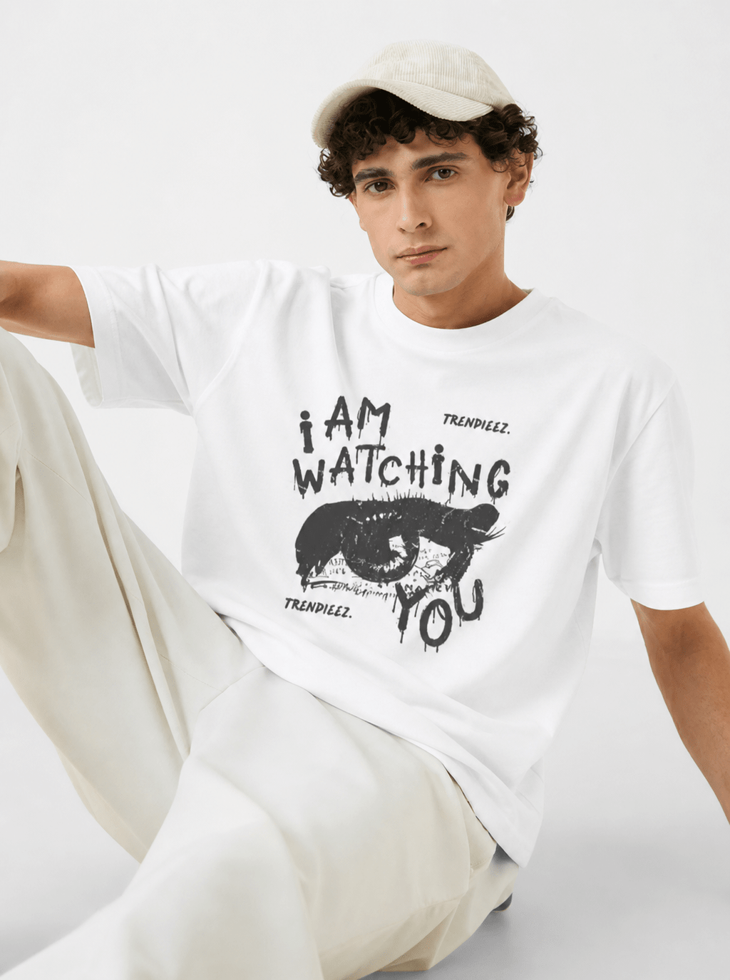 I am Watching Standard Crew T-Shirt - Trendieez