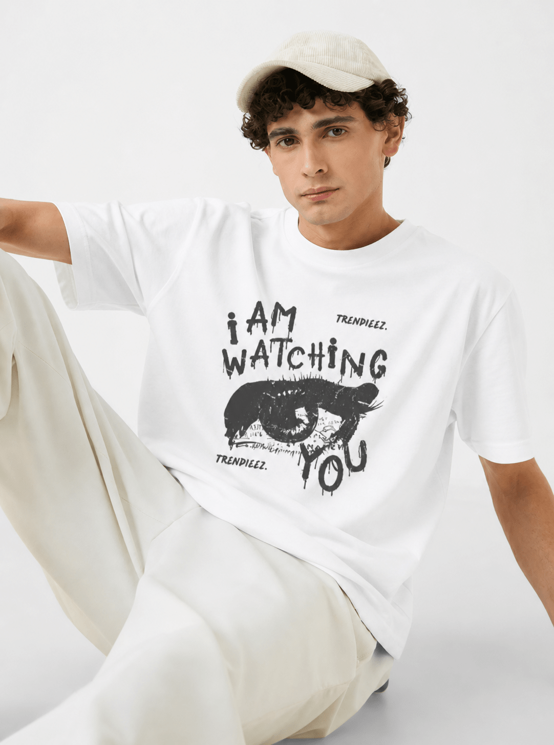 I am Watching Standard Crew T-Shirt - Trendieez