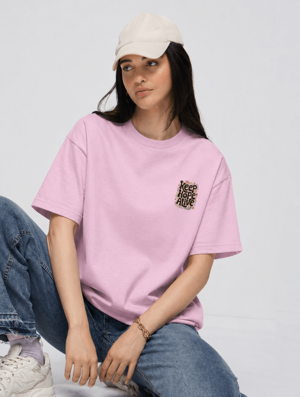 Keep Hope Alive Oversized T-Shirt - Trendieez