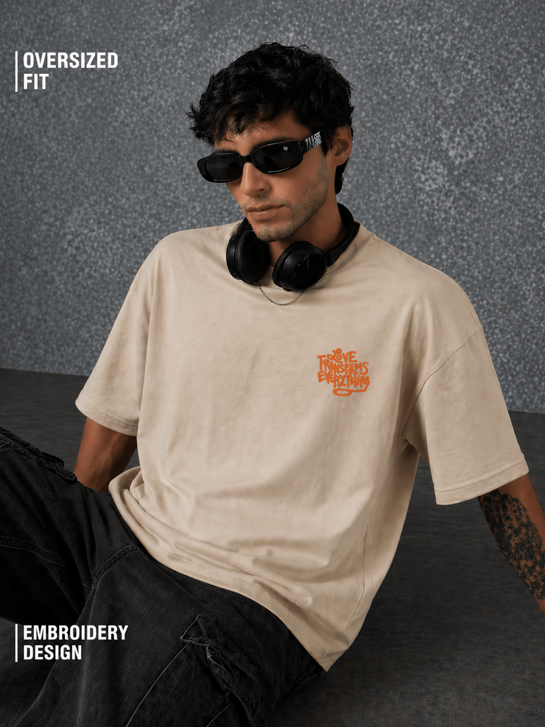 Love Transforms Everything Oversized T-Shirt - Trendieez