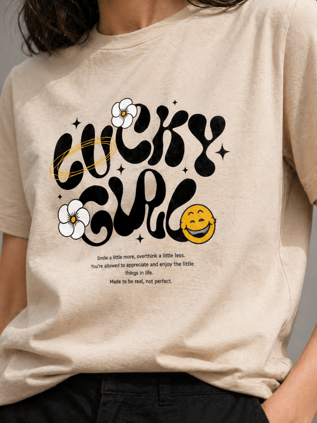 Lucky Girl Classic Fit T-Shirt - Trendieez
