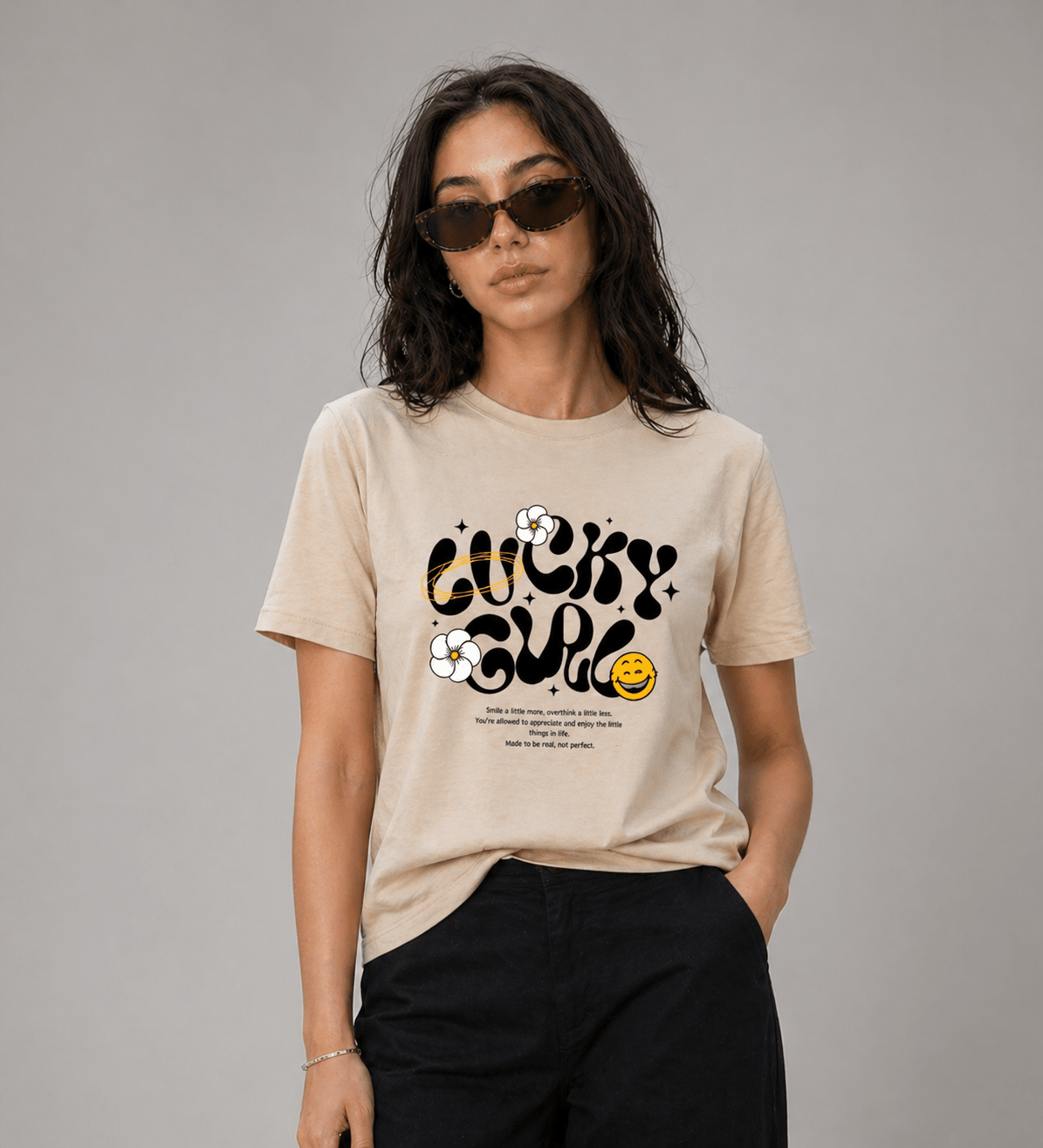 Lucky Girl Classic Fit T-Shirt - Trendieez