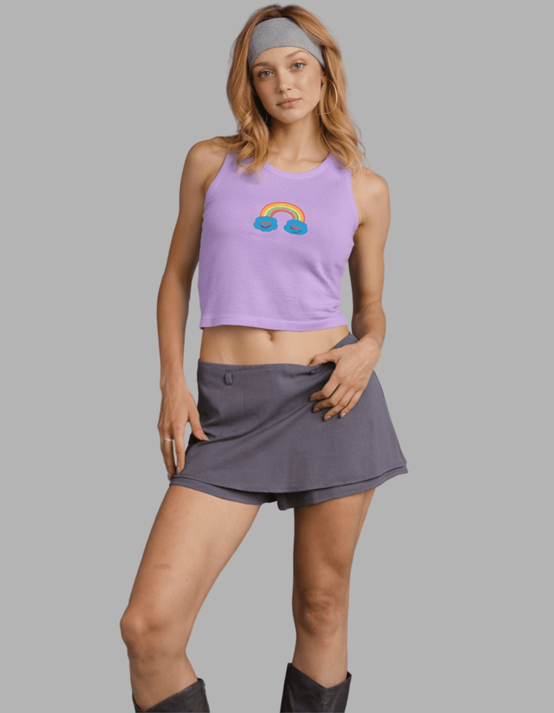 RAINBOW LOVE NECK TANK - Trendieez