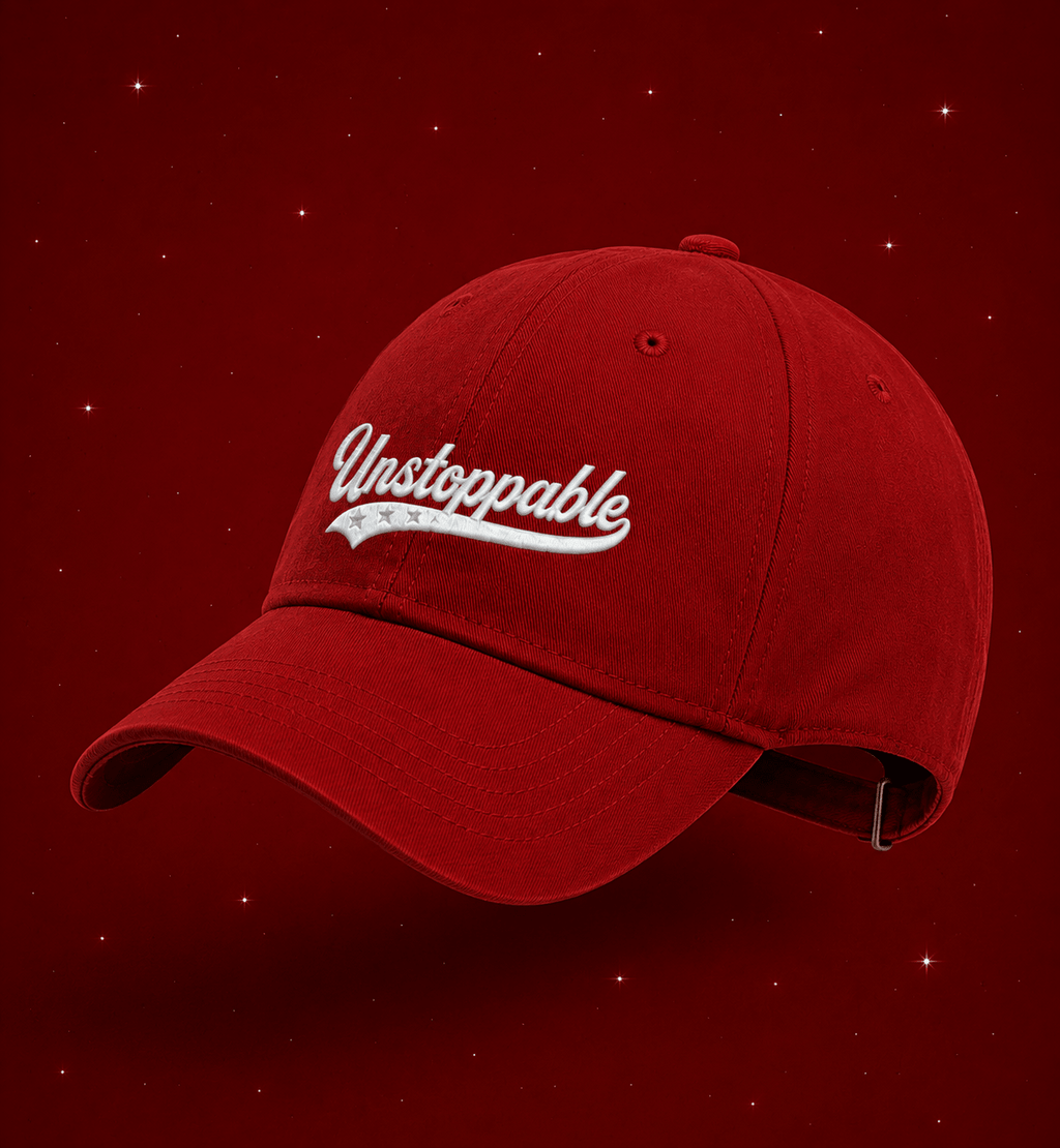 Unstoppable Crimson Cap - TRENDIEEZ