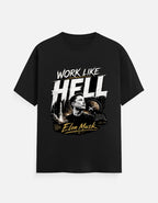 Work Like Hell Classic Crew T-Shirt - Trendieez